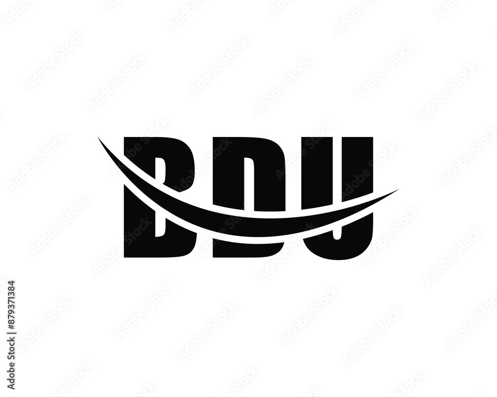 BDU Logo design vector template. BDU logo design. BDU Logo design vector template. BDU logo design.