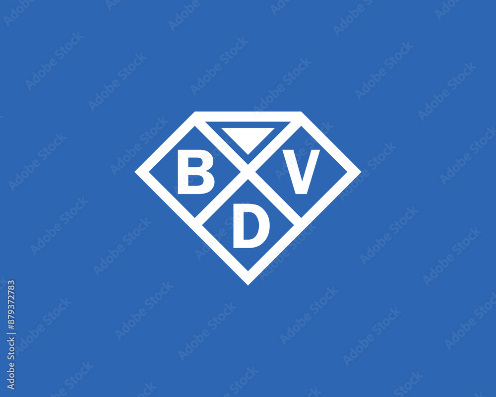 BDV Logo design vector template BDV Logo design vector template