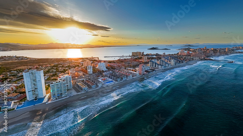 Photos Aerial view of La Manga del Mar Menor, Region of Murcia, Spain