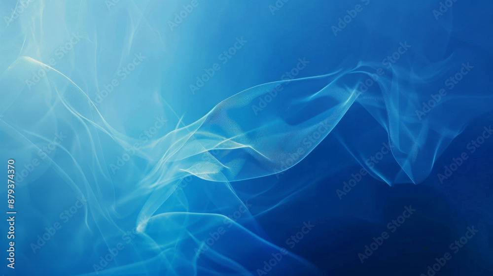 Abstract Blue Background, Generative AI Illustration Abstract Blue Background, Generative AI Illustration