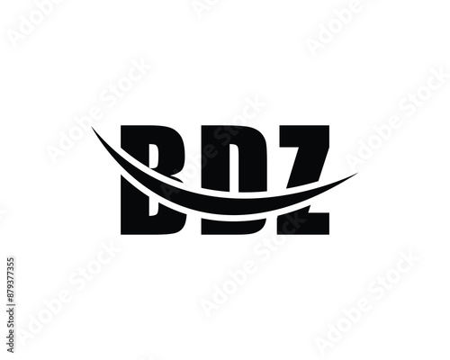 BDZ logo design vector template. BDZ logo design. photo