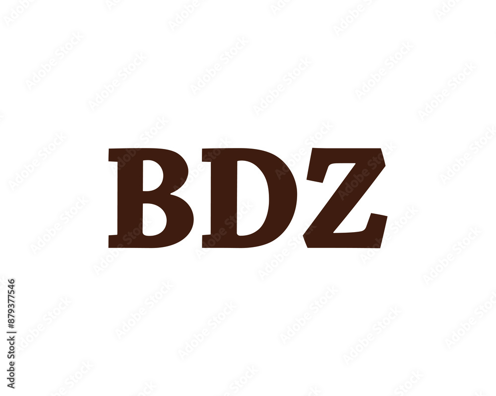 BDZ logo design vector template. BDZ logo design. BDZ logo design vector template. BDZ logo design.