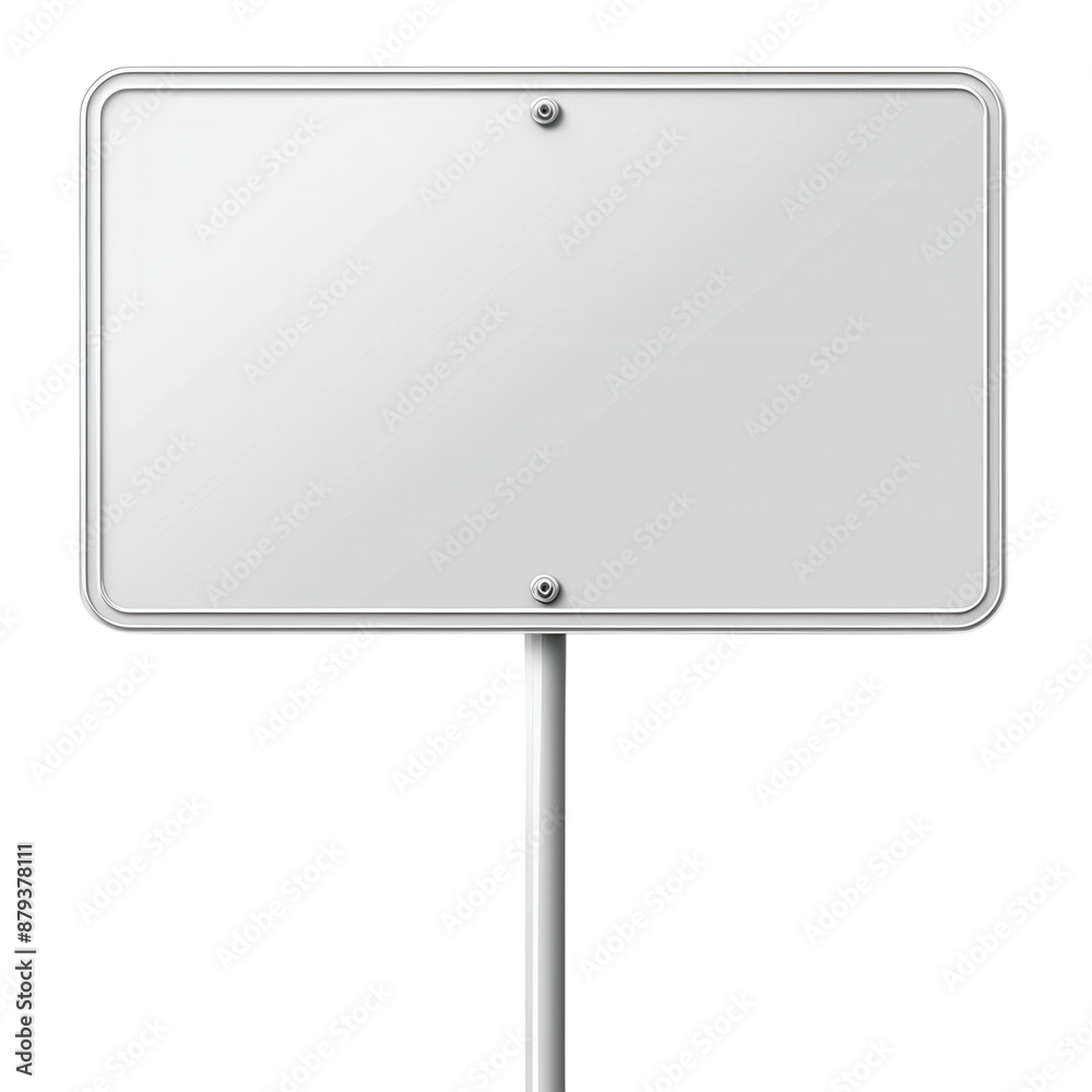 A white street sign direction sign element A white street sign direction sign element