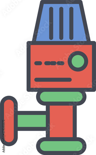 Thermostatic Head Vector Icon