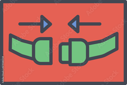 Seat Belt Vector Icon