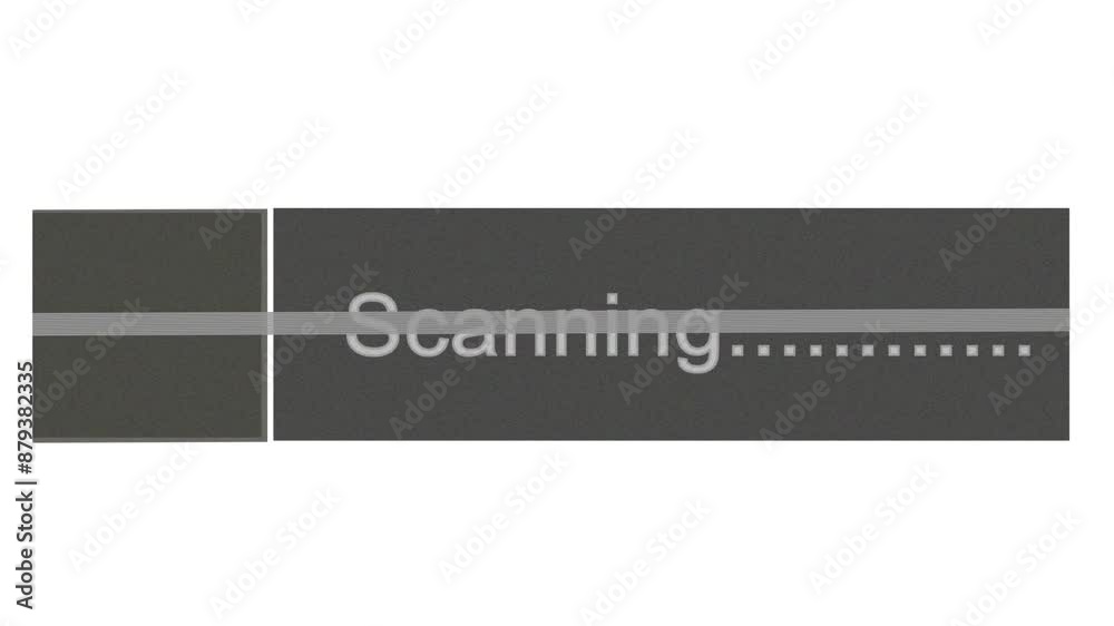 Scanning of realistic digital data with blinking text scanning that ...