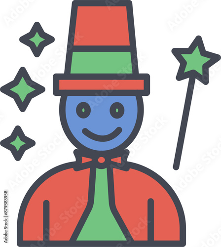 Magician Vector Icon