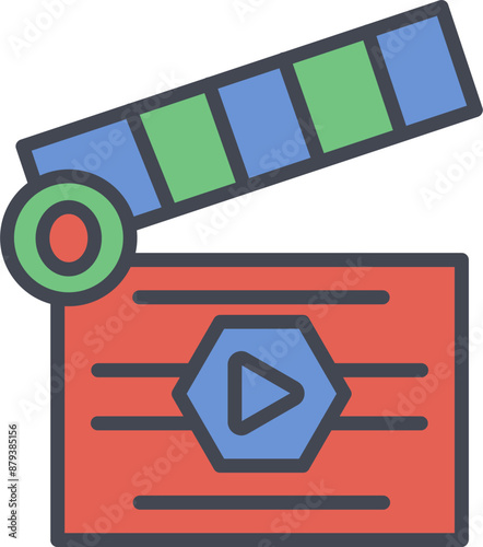 Clapper Vector Icon