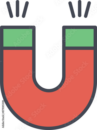 Magnet Line Icon