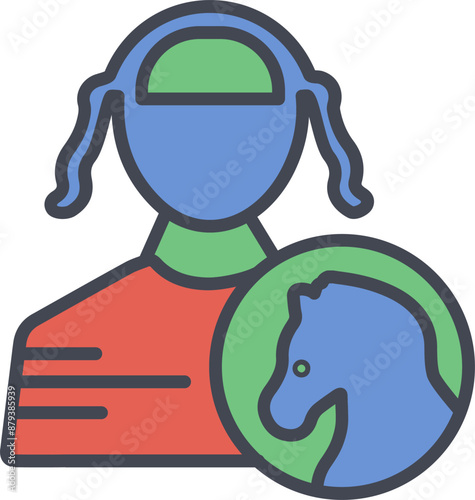 Jockey Vector Icon