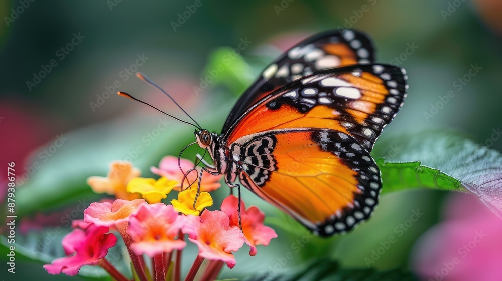 Butterfly garden buzzing with life Butterfly garden buzzing with life