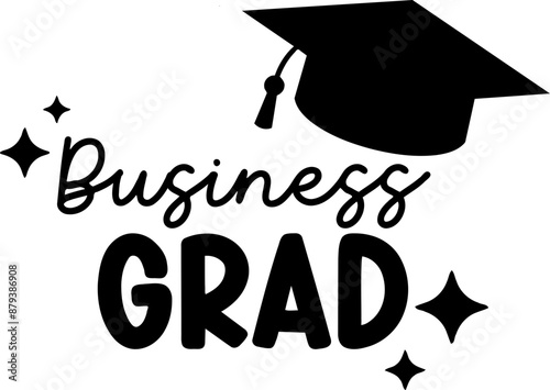 Business Graduate Vector Graphic