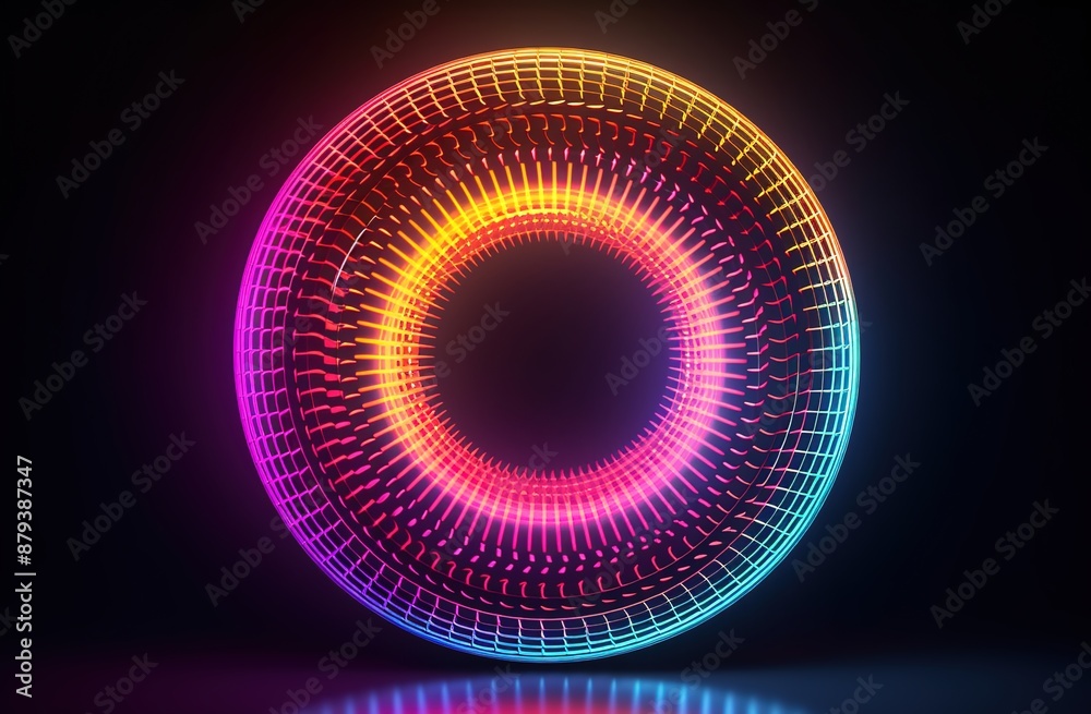 A 3D rendered backdrop of blue spatial lines, accented by an abstract, radiant energy circle with a shimmering 3D halo effect. A 3D rendered backdrop of blue spatial lines, accented by an abstract, radiant energy circle with a shimmering 3D halo effect.