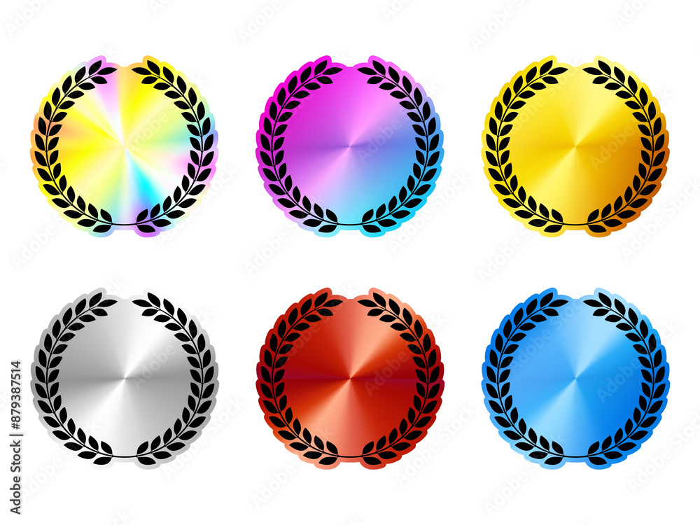 月桂冠のメタリックなフレーム6種セット
