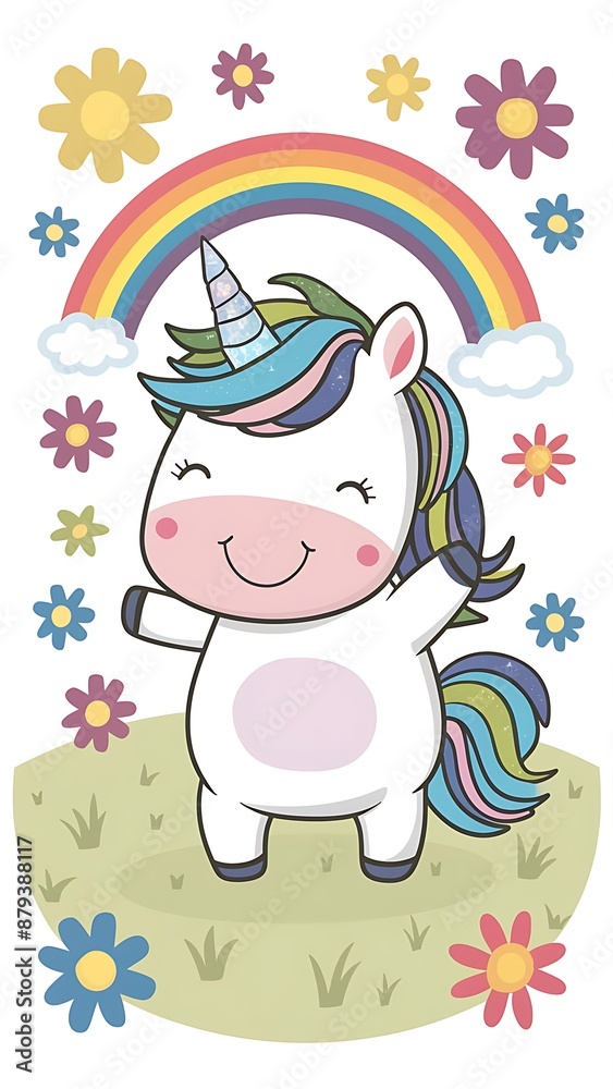 Cute unicorn Cartoon Vector Icon Illustration Cute unicorn Cartoon Vector Icon Illustration