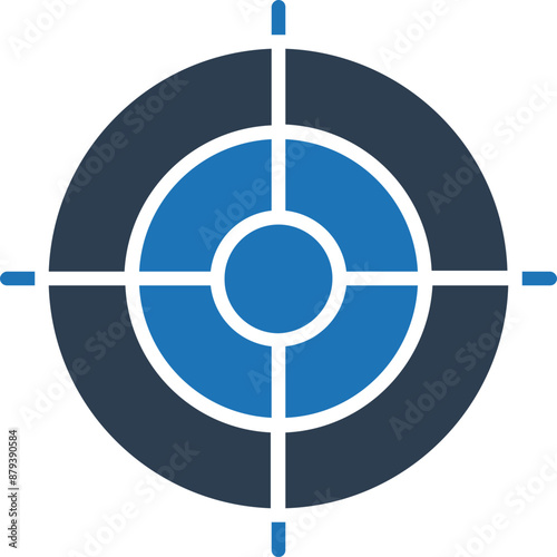 Aspirations vector Icon in Dual Tone  style