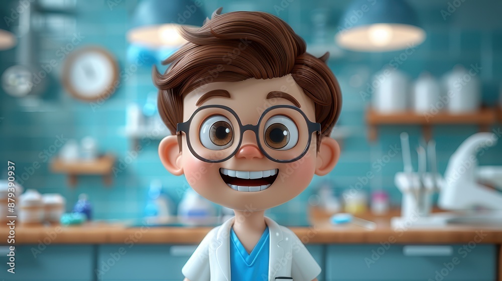 An animated doctor character standing in a modern, well-equipped medical lab, featuring various medical tools and equipment, representing healthcare and professionalism. An animated doctor character standing in a modern, well-equipped medical lab, featuring various medical tools and equipment, representing healthcare and professionalism.