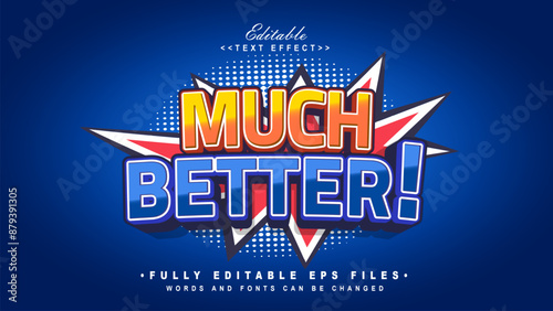 editable much better text effect.typhography logo