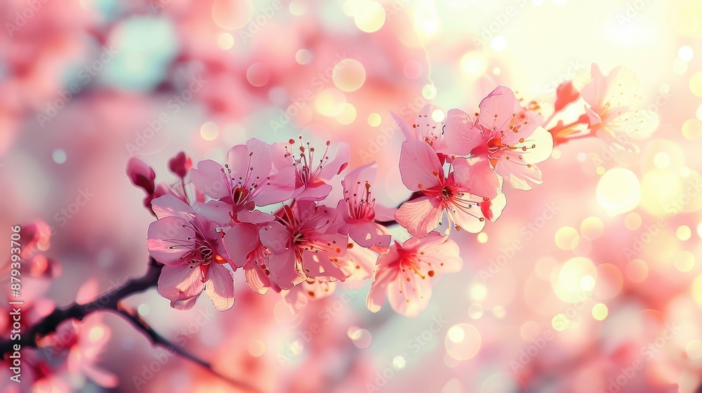A close-up view of vibrant pink flowers blooming under the sunlight, creating a sense of freshness and beauty with a soft, glowing effect in the background. A close-up view of vibrant pink flowers blooming under the sunlight, creating a sense of freshness and beauty with a soft, glowing effect in the background.