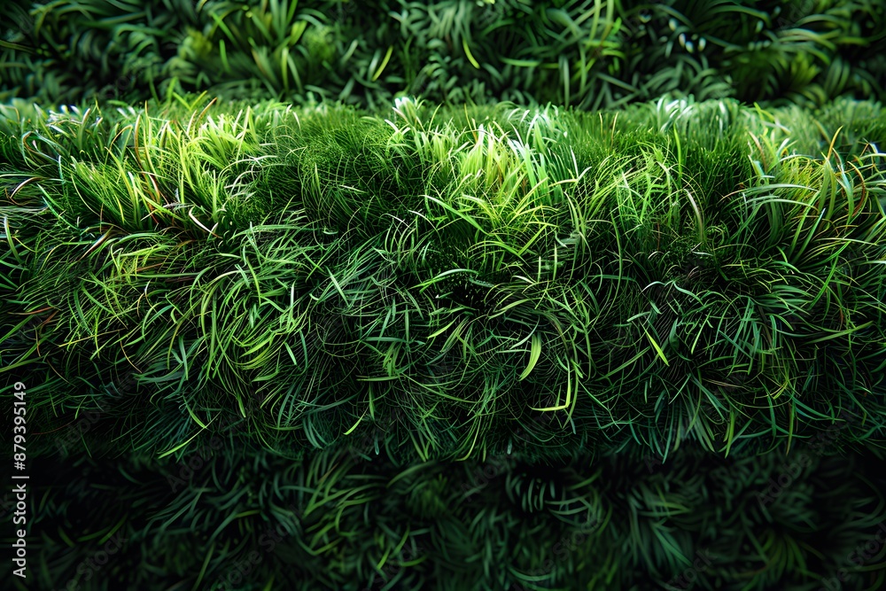 Fototapeta premium Lush Green Grass Close-Up