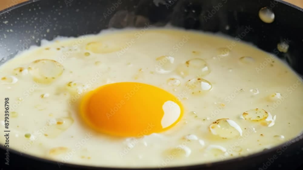 Cooking Sunny Side Up Egg in a Frying Pan - Dropping Yolk in the Pan, Breakfast Cooking
Cooking Sunny Side Up Egg in a Frying Pan - Dropping Yolk in the Pan, Breakfast Cooking