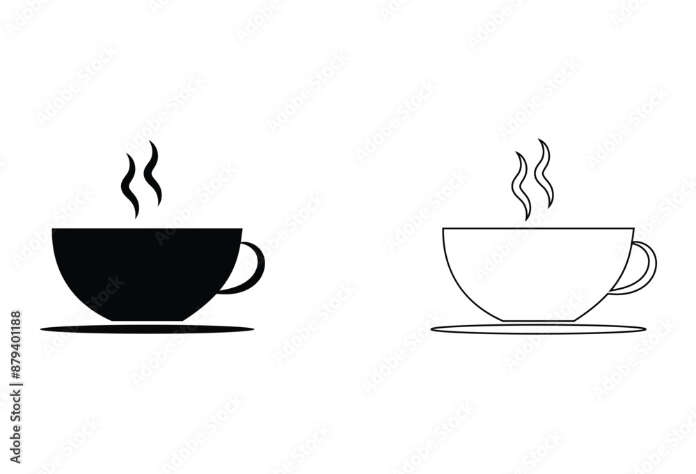 coffee cup icon vector isolated on white background. cup a coffee sign and symbol. coffee cup icon vector for web and mobile app. Hot drink coffee. Flat design. Vector illustration. Eps file 74. coffee cup icon vector isolated on white background. cup a coffee sign and symbol. coffee cup icon vector for web and mobile app. Hot drink coffee. Flat design. Vector illustration. Eps file 74.