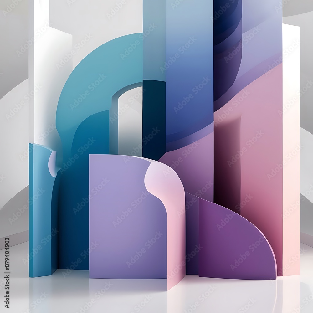 Fototapeta premium Modern abstract background Minimal Color gradient Wallpaper