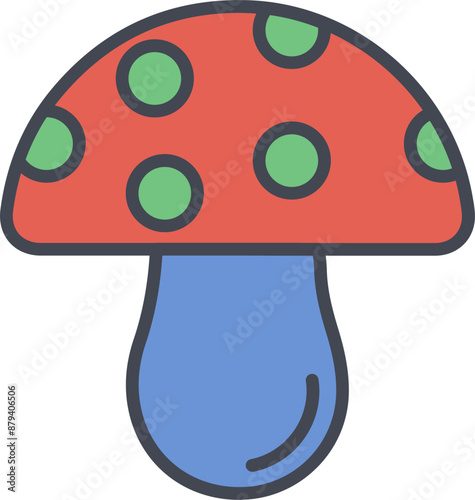 Mushroom Vector Icon