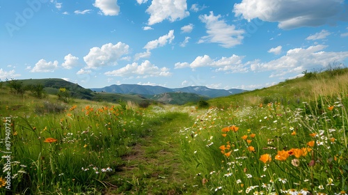 Under the shadow of the mountain range lies