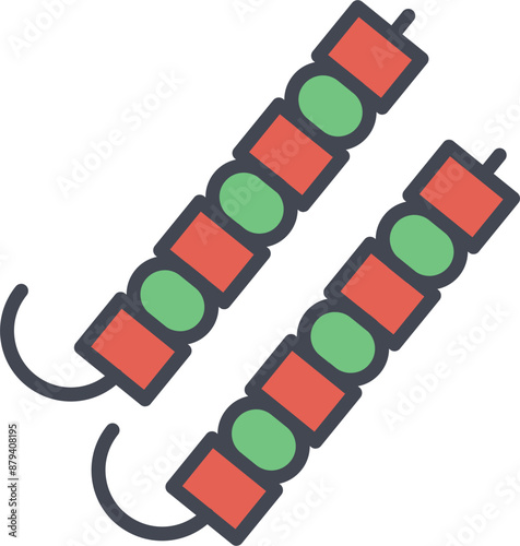 Skewer Vector Icon