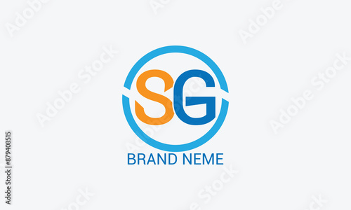 SG letter logo design