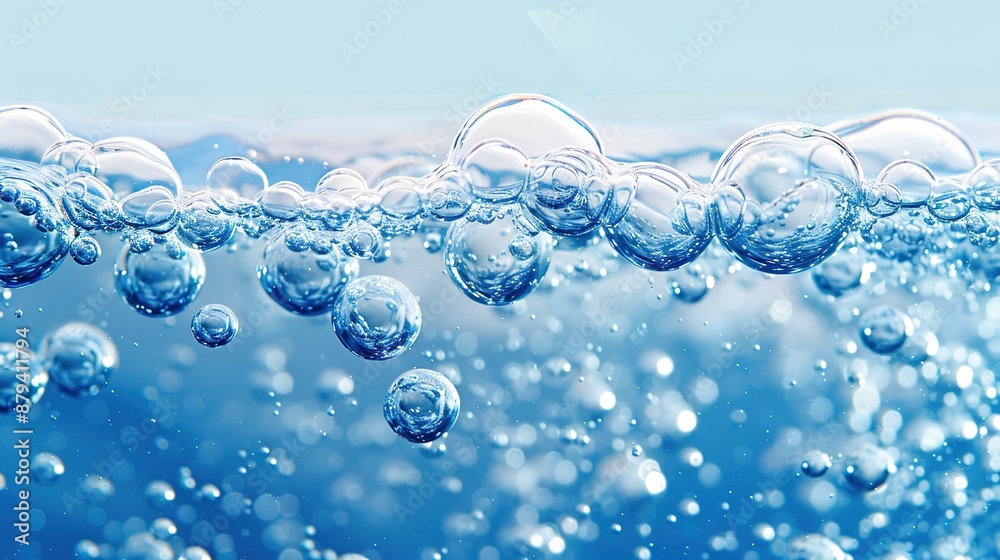 Crystal Clear Essence: Abstract Water Bubbles Rising in Glass Symbolizing Purity and Hydration Crystal Clear Essence: Abstract Water Bubbles Rising in Glass Symbolizing Purity and Hydration