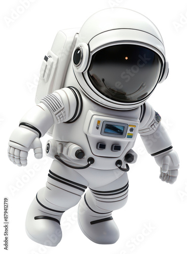 PNG Astronaut white background futuristic technology.