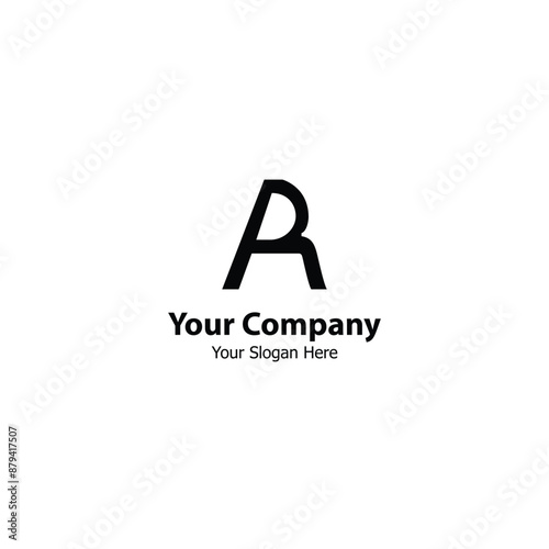AR Monogram logo design, ideal for your brand identity AR Company.