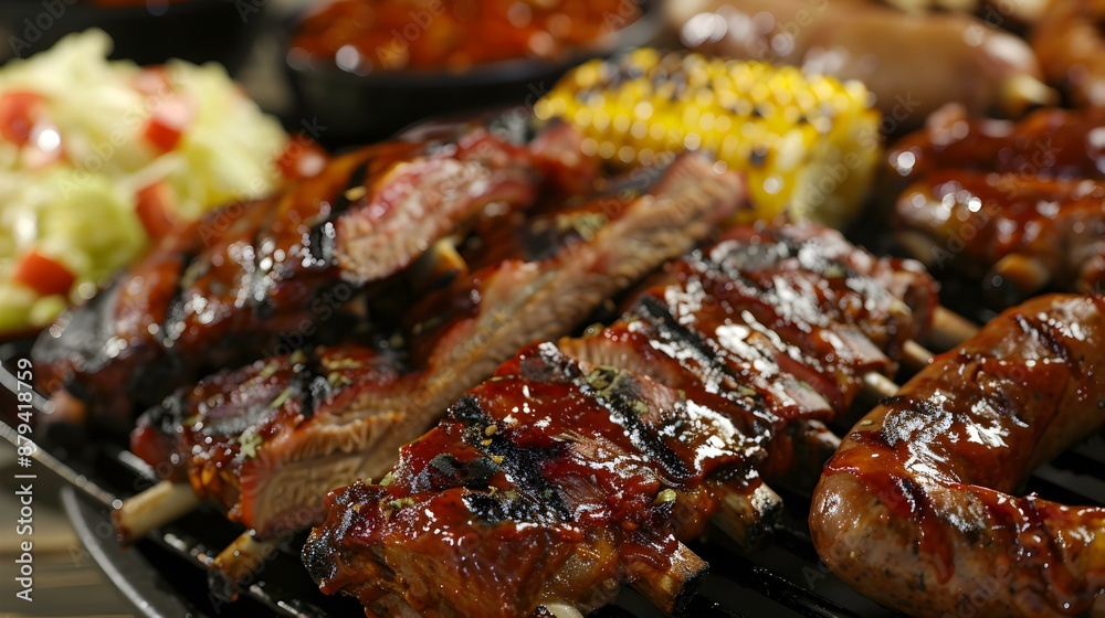 The barbecue is flavorful and rich picture The barbecue is flavorful and rich picture
