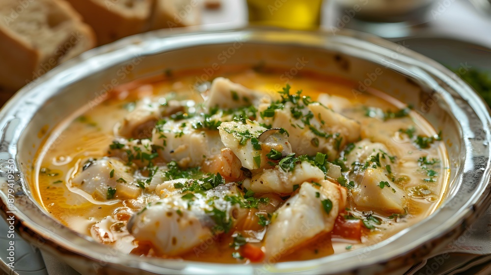 Gazpachuelo is a thick fish soup rich img Gazpachuelo is a thick fish soup rich img