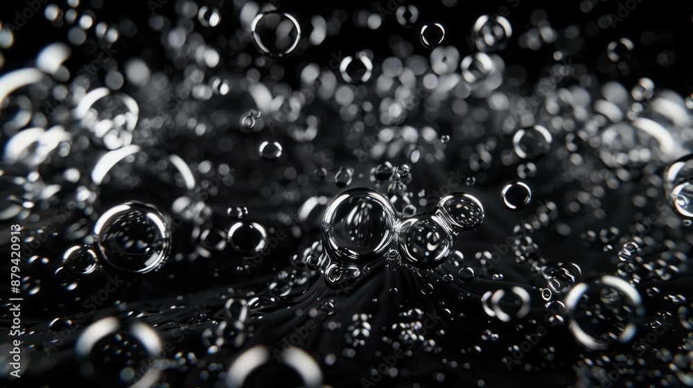 water with bubbles. water with bubbles.