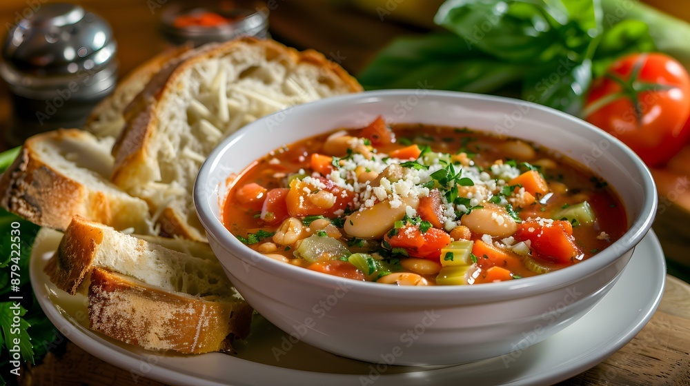 Minestrone is a flavorful and rich soup made img Minestrone is a flavorful and rich soup made img