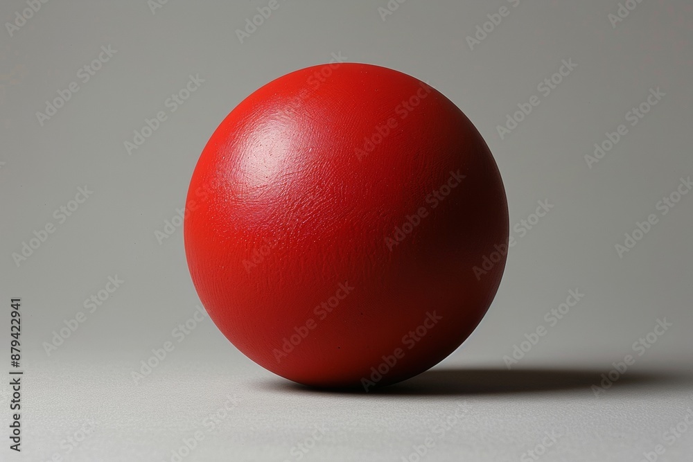 Bold red circle centered on clean white background, perfectly round with solid color Bold red circle centered on clean white background, perfectly round with solid color