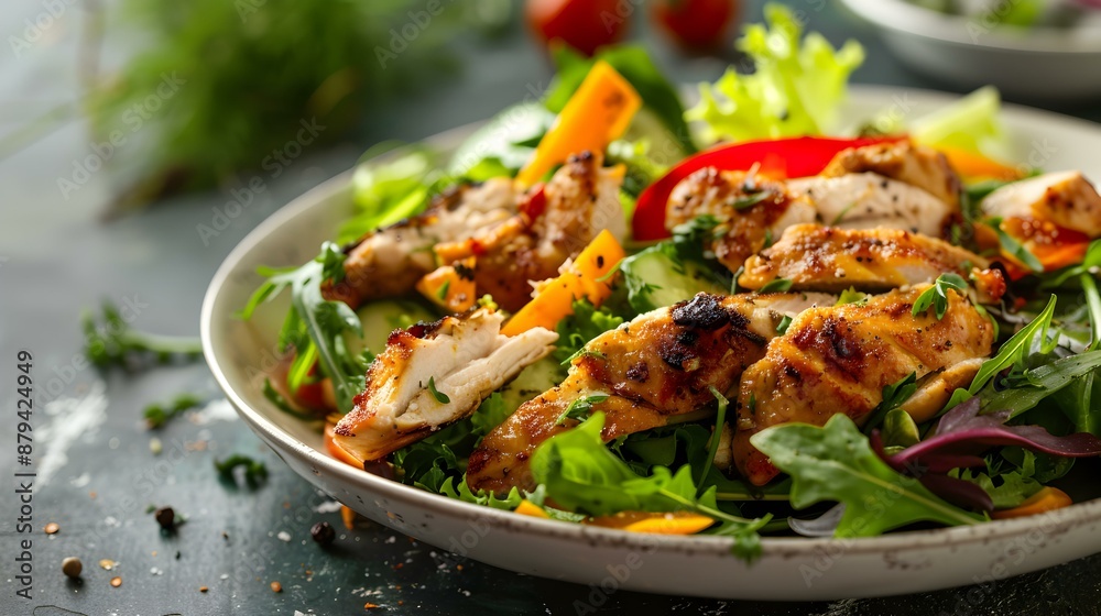 The chicken salad is juicy and flavorful picture The chicken salad is juicy and flavorful picture