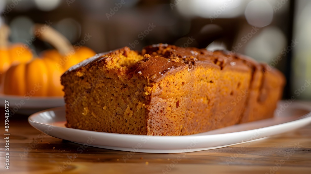 Pumpkin bread is sweet and flavorful Pumpkin bread is sweet and flavorful