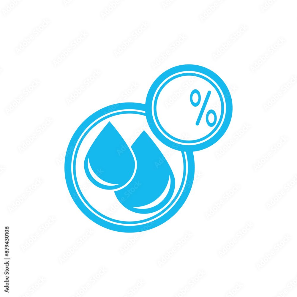 humidity icon vector illustration design template humidity icon vector illustration design template