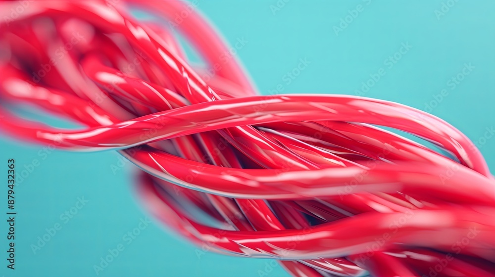 Innovative ideas for residential wiring with a red, flexible copper ...