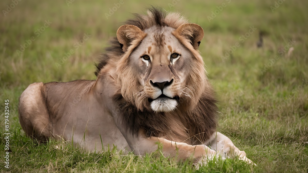 Portrait of African Lion Wallpaper Portrait of African Lion Wallpaper