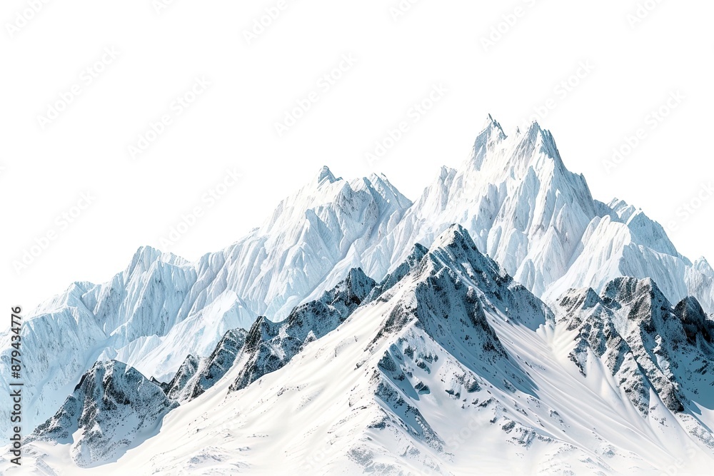 Obraz premium Snowy Mountain Range