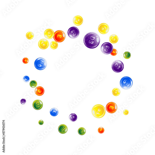 Vitamins and minerals complex. Multivitamins