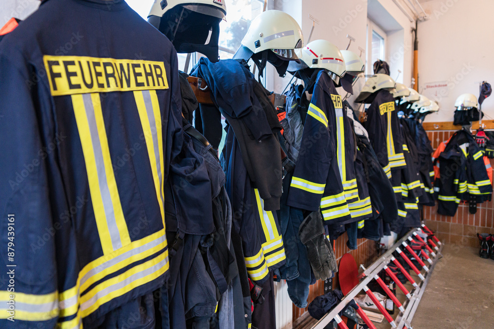 Umkleideraum der freiwilligen Feuerwehr Umkleideraum der freiwilligen Feuerwehr