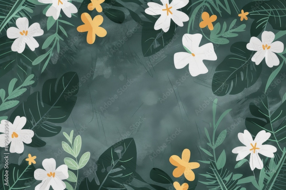 A vibrant top-down view of a diverse mix of flowers bathed in sunlight. Beautiful simple AI generated image in 4K, unique.
