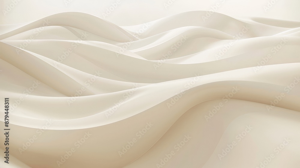 Fototapeta premium A minimalist abstract background with simple lines and a neutral color palette, perfect for a clean and modern design