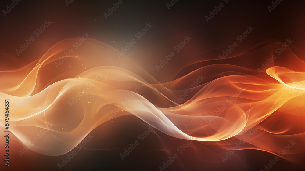 Beautiful, abstract brown and white smoke background, glowing, soothing Beautiful, abstract brown and white smoke background, glowing, soothing